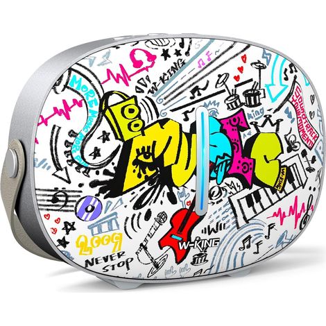 96W Max Portables Enceinte Bluetooth Puissante Extérieur Puissante Enceinte Bluetooth, Grande Enceinte avec 2 caissons de Basses, Harge Rapide, BT5.4/Disque U/LED (1/5)