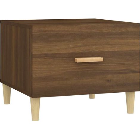 Table basse de salon, Table Café, Chêne marron 50x50x40 cm Bois d'ingénierie OIB8035E (1/5)