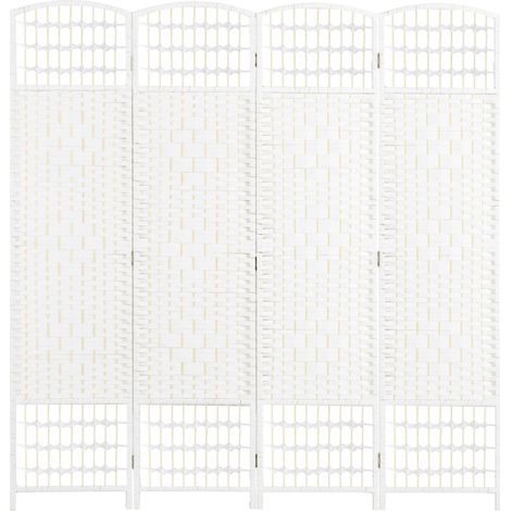 Paravent en Bois 160 x 170 cm Pliable 4 Panneaux Intérieur Blanc
Séparateur de Pièce, Cloison de Séparation, Chambre à Coucher, Maison (1/5)