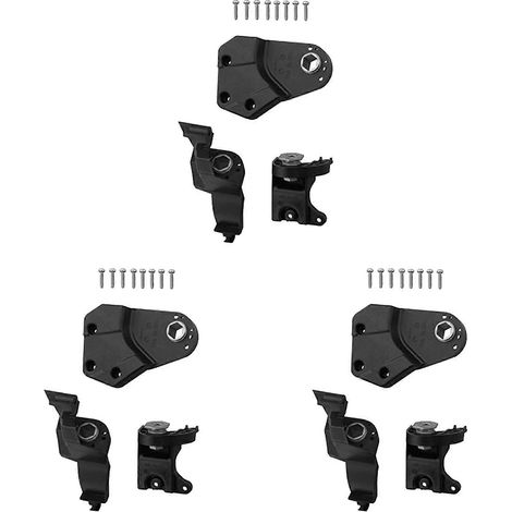 Lot de 3 mandrins de perçage sans clé à queue hexagonale de 6,35 mm (1/4 pouce) avec adaptateur pour perceuse à percussion. (1/5)