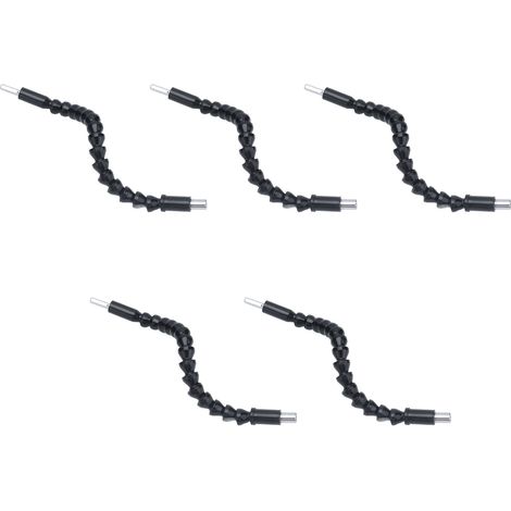 5-teiliges Set mit 295 mm Universal-Flexwellen, magnetischen Sechskant-Bit-Verbindungsstücken und Verlängerungen für elektrische Bohrmaschinen (1/5)