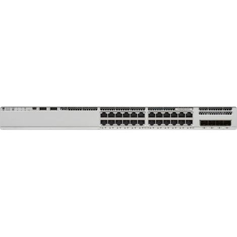 Switch di Rete Cisco Catalyst 9200L-24T-4G-E Non Gestito L3, 24 Porte LAN RJ-45 10/100/1000 Mbps, 4 Porte Gigabit Ethernet, Colore Grigio (1/3)