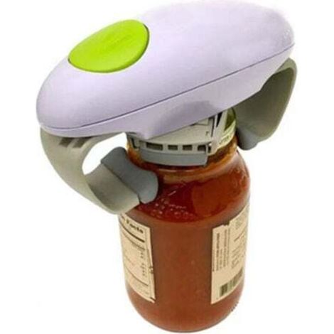 Green Button One Touch Automatic Jar Opener, Multifunctional Opener for Jars and Vessels (1/4)