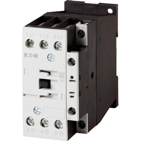 Eaton Leistungsschütz, 3-polig, 380 V 400 V 11 kW, 1 S, 24 V 50/60 Hz, Wechselstrombetätigung, Schraubklemmen 277136 (1/3)