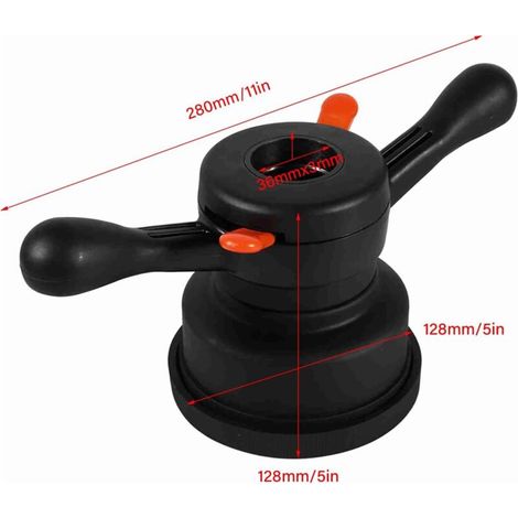 Attrezzo per bilanciare e cambiare pneumatici per auto, dado a farfalla a sgancio rapido (diametro interno 36 mm, passo 3 mm) (1/4)