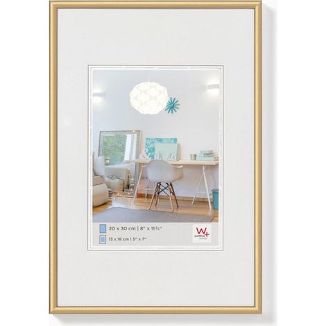 Walther New Lifestyle 30x40 Kunststoff gold KV040G Wandrahmen