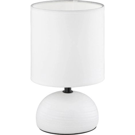 Lampe de table LUCI blanche céramique E14 23cm RL (1/4)