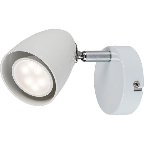 Aplique de pared blanco para salón dormitorio orientable 1xGU10 5W PERICO Rabalux (1/5)