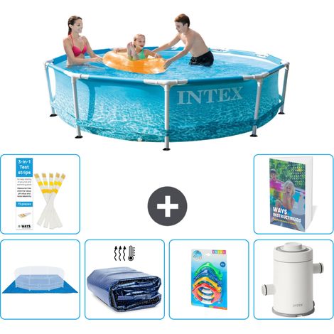 Frame Pool Rund - 305x76 cm - 7-teilig S123