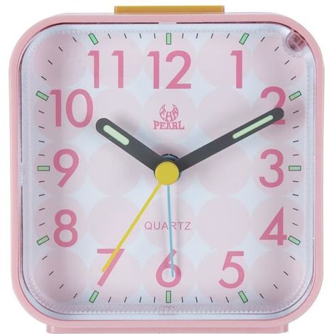 Réveil Veilleuse et Snooze / Ascendant Alarme sonore / Simple à régler Horloges, alimenté par batterie, petit (1/4)