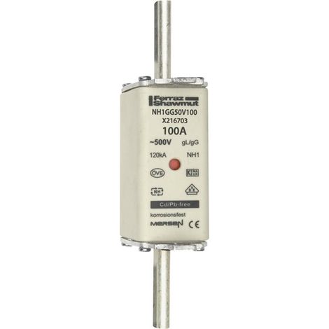 Mersen 1B163.000000 Fusible NH Taille du fusible = 1 100 A 500 V 1 pc(s) (1/2)