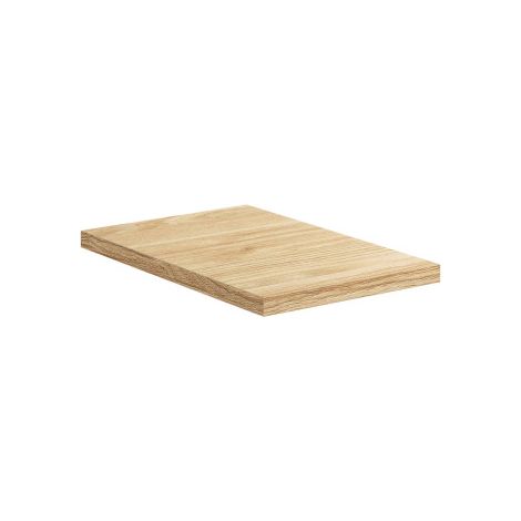 Plateau meuble sous vasque en bois - L 30 cm x l 46 cm - Wavy - Livraison gratuite