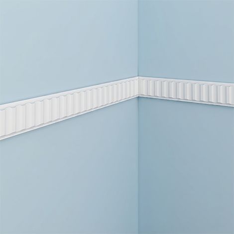 Moulure M338 4 x 0,9 cm - Polyuréthane Cimaises &+ (1/3)