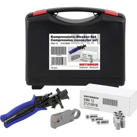 Kathrein ZAH 12 kit connecteurs compression argent (1/2)