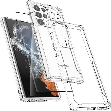 Hülle + Schutzglas für Samsung Galaxy S22 Ultra (1/5)