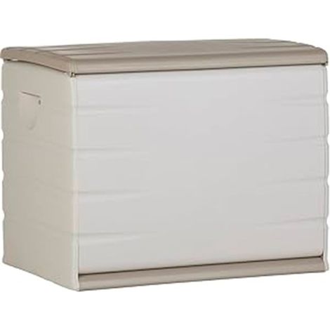 Baúl para almacenaje 260L de capacidad Beige 80x61x53 cm