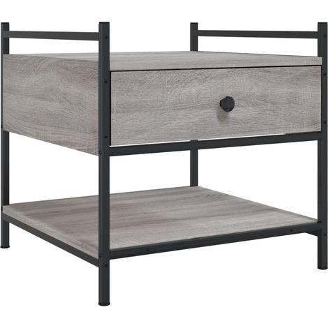 Maison Exclusive - Tavolino da Salotto Grigio Sonoma 50x50x50 cm Legno Multistrato