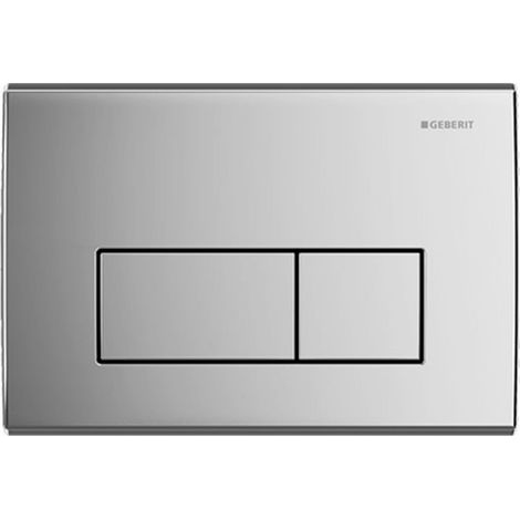 Geberit KAPPA50 Dual Flush Plate Gloss Chrome Kappa 50 - For UP200 Cisterns (1/3)