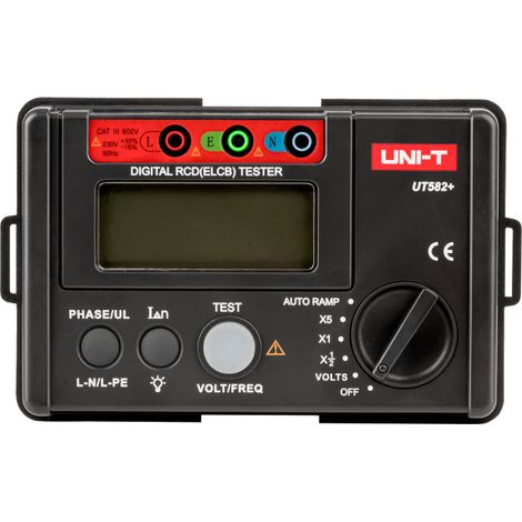 Uni-T UT582+ testeur numérique de disjoncteurs noir (1/5)