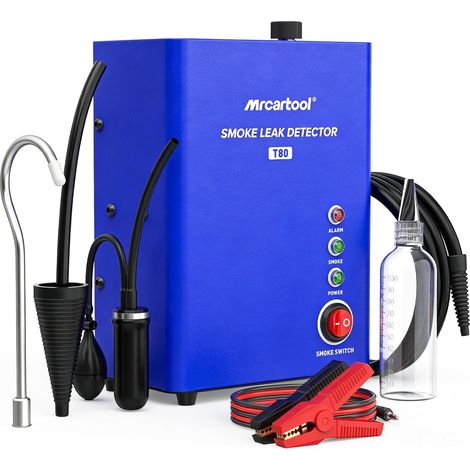 T80 EVAP Machine à Fumée Automotive avec Pompe à Air Détecteur de Fuite de Fumée de Carburant DC 12V Testeur de Fuite de Tuyau Automobile sous Vide (1/5)