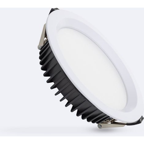 LED Downlight Einbaustrahler Rund Aero 130 lm/W Mikroprismatisch Weiß 4000K LIFUD Neutralweiß 15 W 160 mm (1/4)