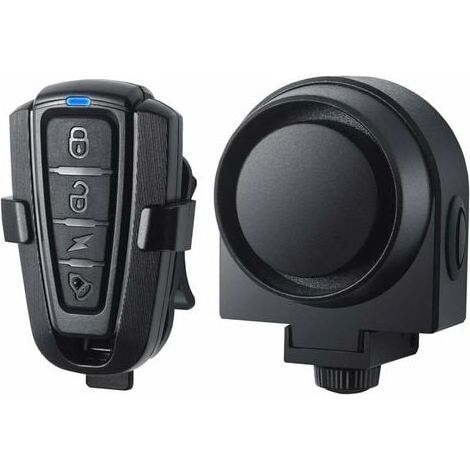 Alarme antivol intelligente sans fil 115 dB – Télécommande 50m – Sensibilité réglable – Étanche IPX5 pour vélo, moto, véhicule électrique