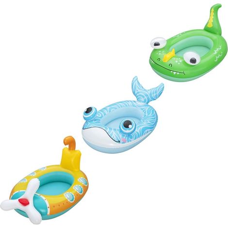 TRADE SHOP - Canotto Barca Gonfiabile Per Bambini Amico Acquatico Assortito Piscina Mare 34213 - (1/5)