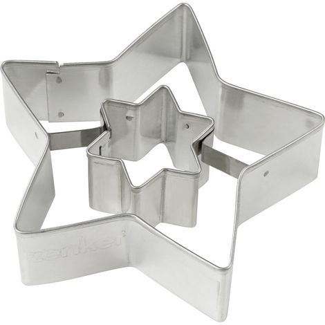 Zenker Ausstecher Linzer Stern 6,5 x 6,8 x 2 cm Ausstechform PlÃƒÂ¤tzchenform (1/3)