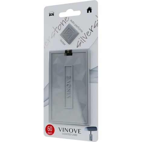 Deodorante per auto in cartoncino profumato Vinove Silverstone