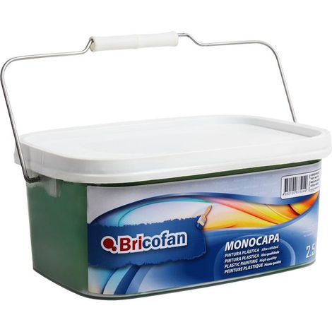 Pintura Plástica Monocapa Verde Medio (2,5 Lt) (1/5)