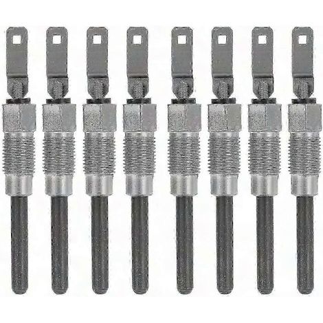 Lot de 8 bougies de préchauffage monobloc 0250202126 pour moteurs diesel 6,5 L et 6,2 L (1982-2005) (1/5)