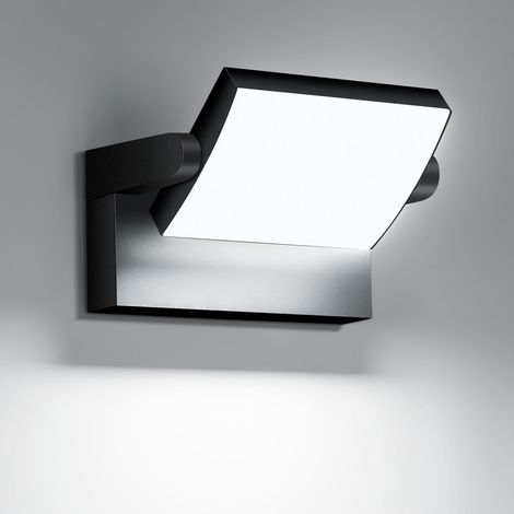 40W Appliques Murales Extérieure panneau LED pivotant 350 Noir Applique 4000Lm Projecteur LED 6000K Blanc Froid Applique IP65 (1/5)