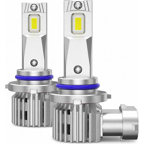Bombillas LED para faros de coche 9012, instalación directa, plateadas, 64 W, 6400 lm, REDSEA (1/5)