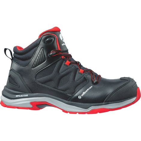 Scarpe alte da lavoro Albatros Ultratrail Black Mid S3 ESD HRO SRC - 43