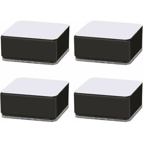 Rehausseurs de Meubles Pieds de Meubles de Lit Table Élévatrice Canapé Lit Riser Rehausseurs de Lit en Acier Carbone Rehausseur de Meuble Adhesif pour Canapé Table Basse Armoire Lit Bureau 4 Pièc (1/5)
