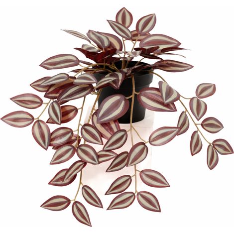Plante Artificielle Tradescantia Misère pour Décoration Intérieure Maison - 32 cm - PANGIVO