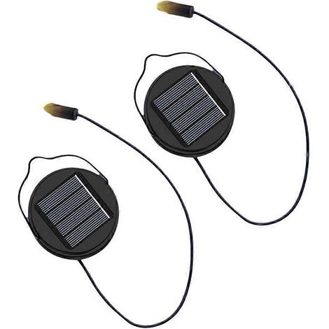 2-Pack Replacement 600mAh Solar Lights for Outdoor Lanterns, Waterproof, for Garden, Yard, DIY Birthday Gifts [HK]-AquaForge (1/5)