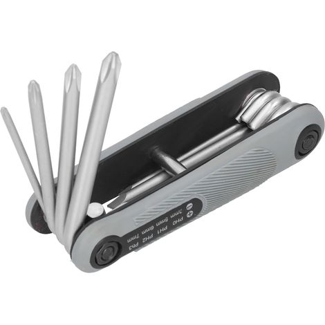Clé pliante 8 en 1 multifonction pour réparations matérielles portative 0616C 6150 (1/5)