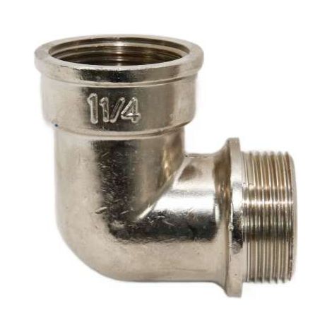 Sonderangebot Meibes IG/AG Winkel 1 1/4" vernickelt, AG flachdichtend 43.66145