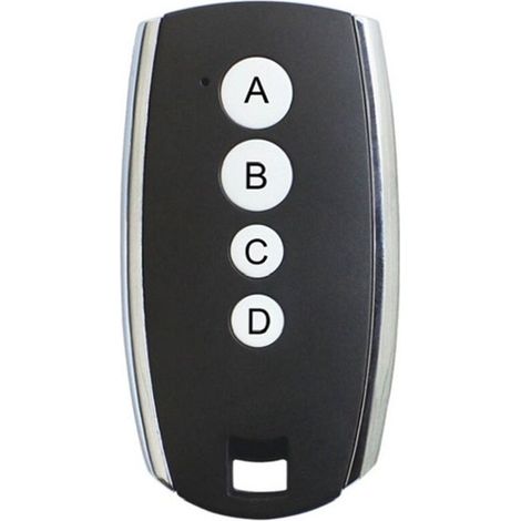 Télécommande universelle bidirectionnelle 433 MHz pour portes de garage, portes coulissantes, rideaux métalliques et portes battantes – Clé sans fil avec touches en français
