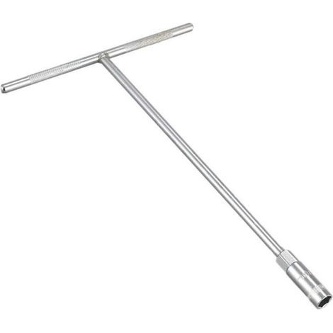 1 clé à douille longue SENRISE 16 mm hexagonale en forme de T, argent (1/5)