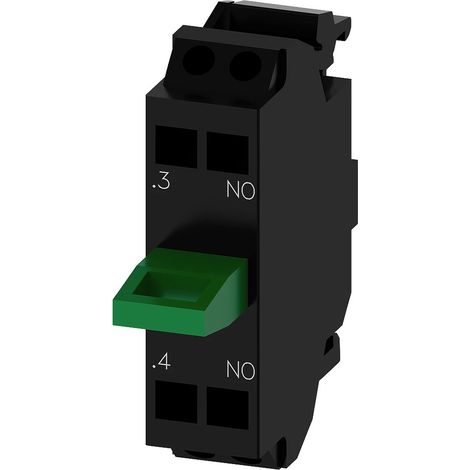 Siemens Módulo de contacto con 1 elemento de conmutación, 1NA, 3SU14002AA103BA0