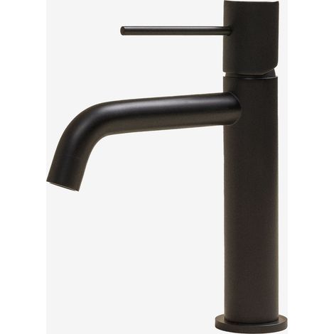 SKLUM Waschtischarmatur aus Messing Orveta Schwarz ↑20 cm                                 