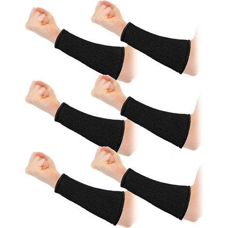 Protège-Bras Niveau 5 3 Paires Protection Coupures Brûlures Peau Fine Ecchymoses (1/4)