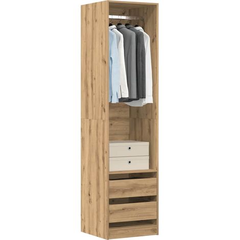 Kleiderschrank Artisan-Eiche 50x50x200 cm Holzwerkstoff