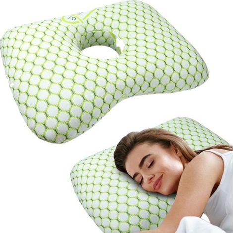 Oreiller 39x28x6cm coussin de piercing amovible pour le nettoyage - Gossfen - ergonomique coussin piercing oreille soulagement pre (1/3)
