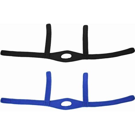 Bandeau Anti Ronflement Unisexe avec Bande de Soutien de Mâchoire - Bleu