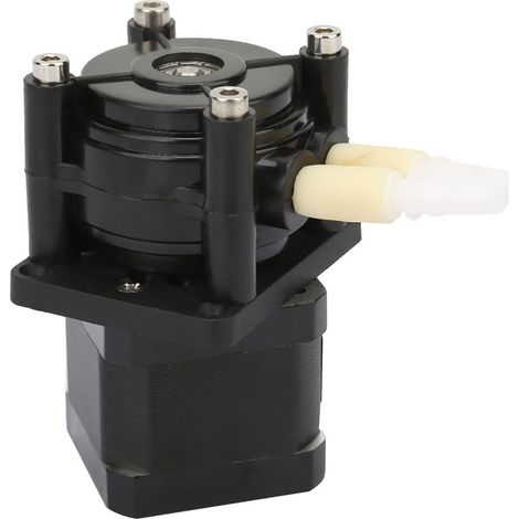 Pompe péristaltique résistante à la corrosion, pompe à vide, pompe à forte aspiration, débit élevé, 630 V, tête de pompe en nylon noir + moteur pas à pas (1/4)