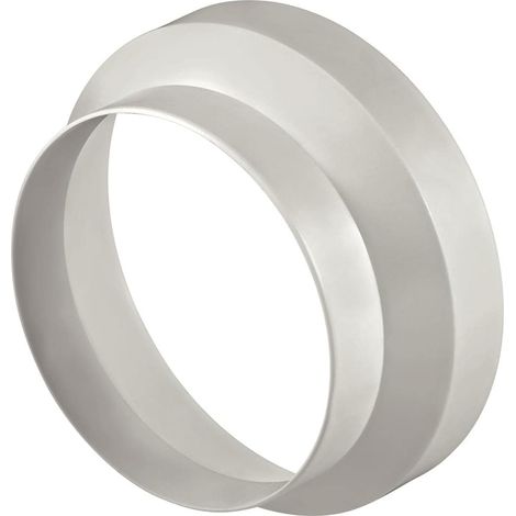 Réducteur de diamètre (pour hottes aspirantes de 150 mm sur 125 mm) Blanc (1/2)