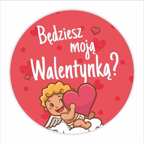 Valentinstag-Aufkleber – Du wirst mein... 24 Stück